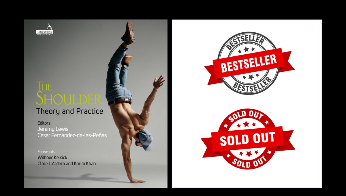 📢Hey guess what? Within ➡️3 weeks⬅️ 
The Shoulder: Theory &amp; Practice has sold out!
We have a🅱🅴🆂🆃 🆂🅴🅻🅻🅴🆁 🍻🥃🍾
Thank you to all the amazing contributors
🙏🏽<a href="/catedrafisio/">Catedrafisio-tmps</a> @HandspringLtd <a href="/DeanMorven/">Morven Dean</a> &amp; MOST importantly the readers
eBook available at drjeremylewis.com
