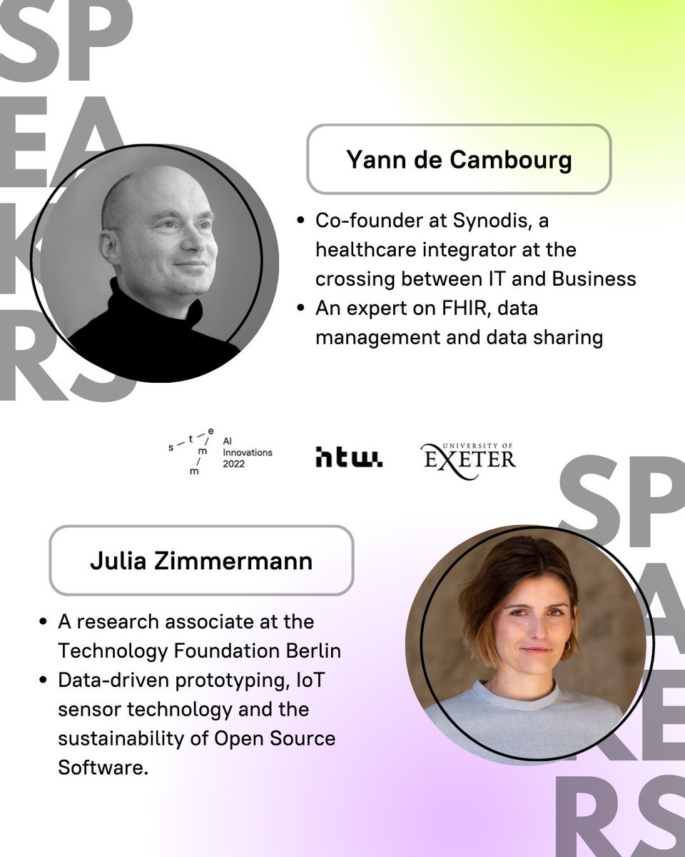 New week — new speakers!

Go to our website (htw2022.stemm.ai) to learn more about the experts of the AI Innovations Summit 2022

#ArtificialIntelligence #IT #DataScience #datamanagement #MachineLearning