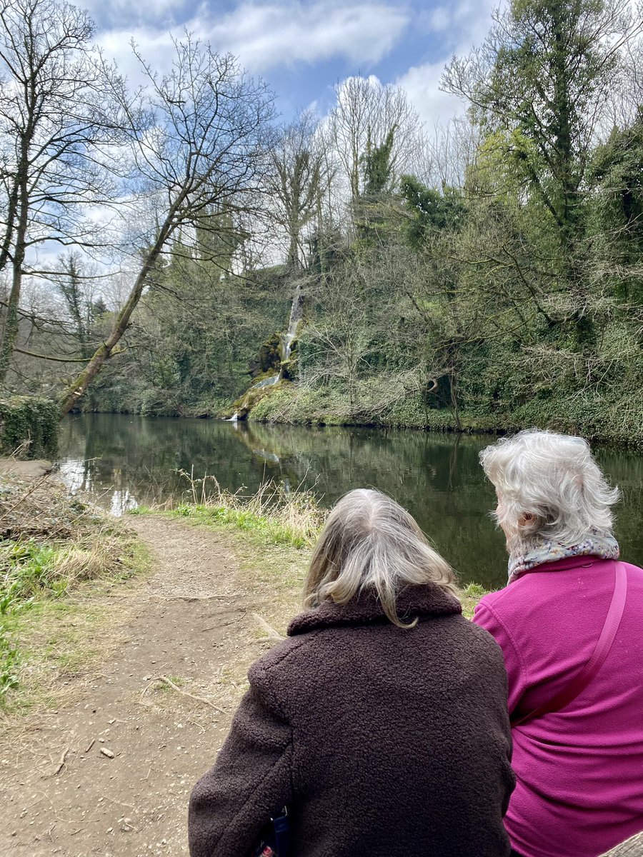 TConnectionSp's tweet image. Last ‘Stay in Touch’ session (over winter) before returning back to supported volunteering at The Wild Thyme Garden, #Matlock. 

It’s good to stay in touch. River walk and cafe stop at Restoration Cafe at The Grand Pavilion #Matlock Bath @OTherapistMH