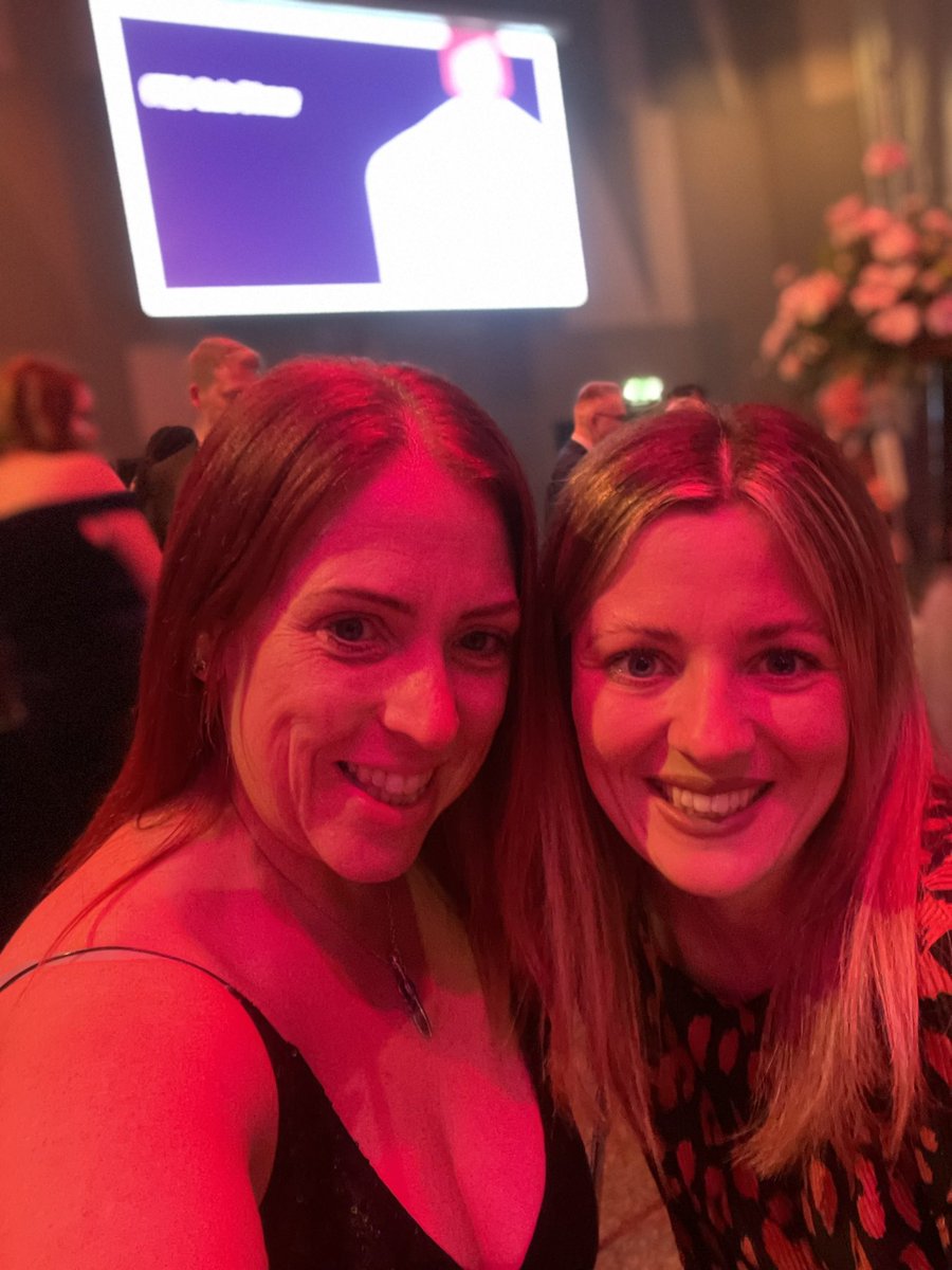 Proud to be attending the <a href="/TSAVoice/">TSA (TEC Services Association)</a> #itecawards22 #ITECconf22 and even better on a table with @abbyvellaLG for the proceedings x