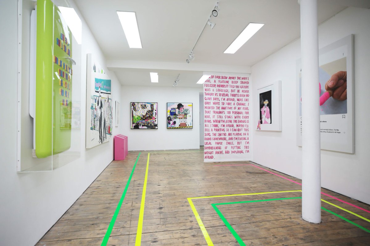 stuartsemple's tweet photo. It feels like forever since I had a show. Everything got cancelled due to covid. But I'm deep into making a new series of things that I hope to show later this year. Meanwhile this was my last show At Bermondsey project Space, curated by me dear friend Lee Cavaliere. https://t.co/ScEucIhAch