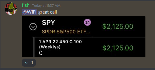 iAmWiFi__'s tweet photo. The current state of the market is to shake out those who don't truly understand its moves and supply control.

Time stamped my signal which was around the $SPY's LOD; currentlly at HOD and above premarket highs. https://t.co/YwVFVbNrMN