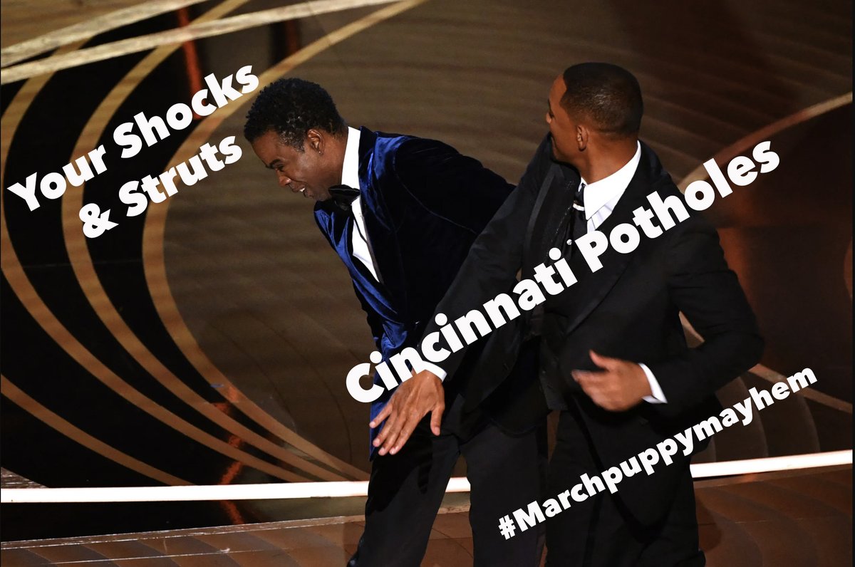 There's still time to fight back against #CincinnatiPotholes and help save a puppy during #MarchPuppyMayhem You'll get a free alignment and we'll sponsor an @SPCACincinnati adoption! Find out more at evansautocare.com/puppymayhem #willsmithmemes