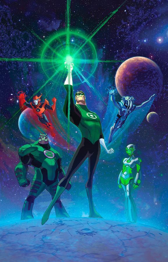 worldsfinest's tweet photo. Check out this gorgeous early production material from "Green Lantern: The Animated Series." Featuring the work of Joshua Middleton and Bruce Timm, here's a look at an early pitch poster plus some concept art for the fan-favorite (and short-lived) cartoon! #GreenLantern #GLTAS https://t.co/bghuRyS6fp