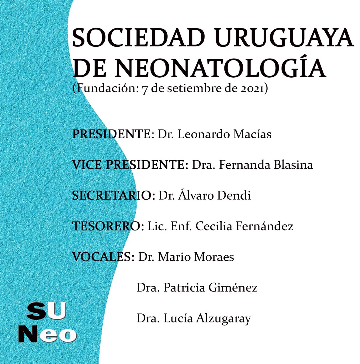 Compartimos con ustedes las autoridades actuales de nuestra  Comisión Directiva, electa el 16 de diciembre de 2021 #SUNeo