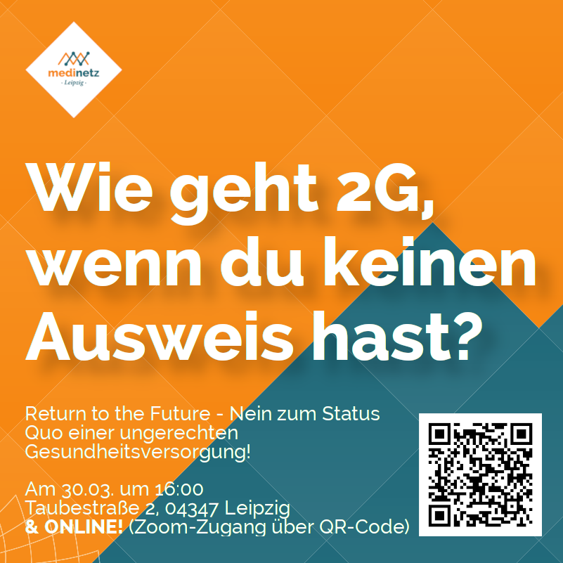 MedinetzLeipzig's tweet photo. Nur noch zwei Tage bis zu unserem Workshop mit Migranos Movement! Wir freuen uns auf euch! //
Only two days left until our workshop with Migranos Movement! We're looking forward to you! https://t.co/eDtrejtivB