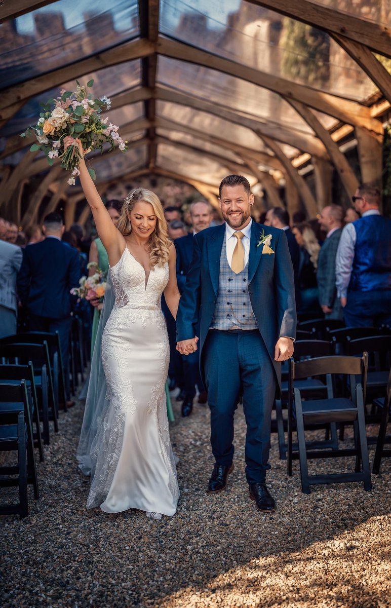 Well….we did it!! On the most beautiful day, with the very best people beside us. With lavish amounts of sunshine, music, and laughter all around at our Northern Irish castle!! Utterly magical. How lucky we are 💛 📷 by the amazing Kris Dickson