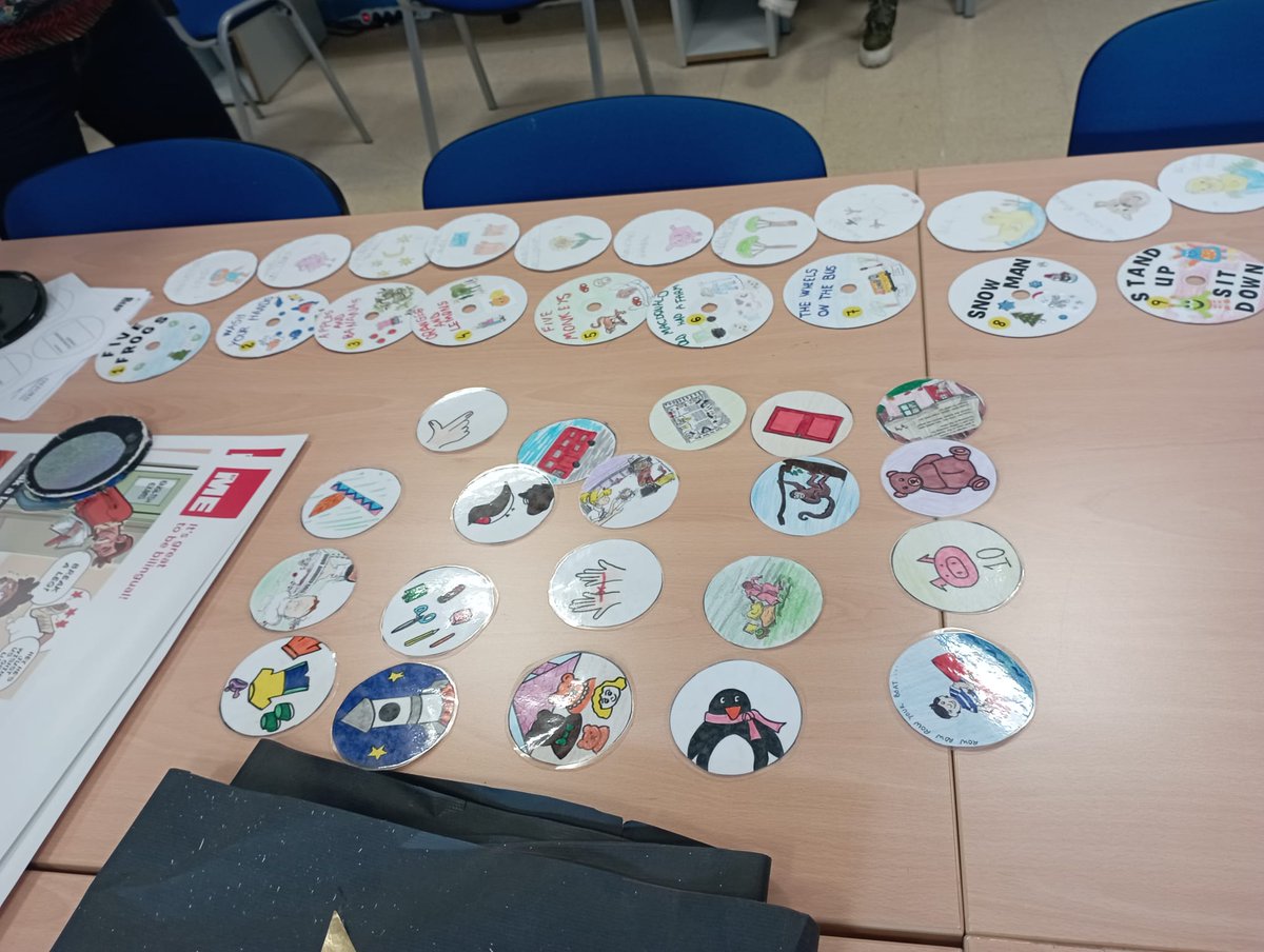 profebiolgeol's tweet photo. El la última sesión del curso #LifeInEnglish @alonsoberruguet con Kathryn Escribano han aprendido variedad de juegos y actividades para trabajar phonics, vocabulario, gramática, etc. y todas las destrezas. Y han conocido infinidad de libros como recursos en el aula #FormacionCyL https://t.co/ia9qUmQhIX