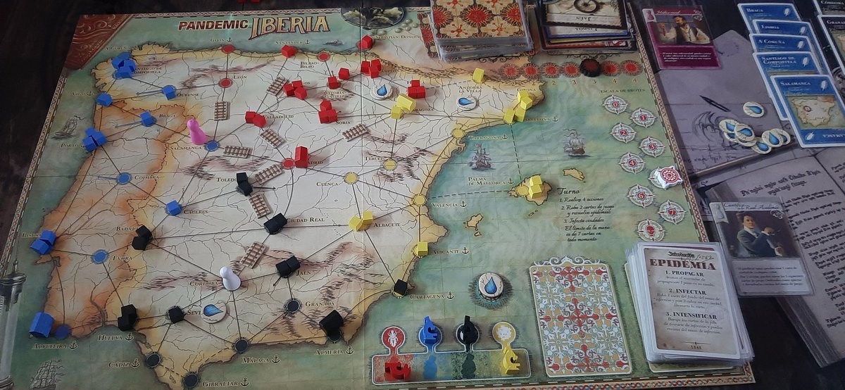 oceanodejuegos's tweet image. Jugado #PandemicIberia en 2022-03-28 con 1 jugador #bgstats me sigue encantando esta versión de Pandemic. @DevirIberia @Asmodee_Spain