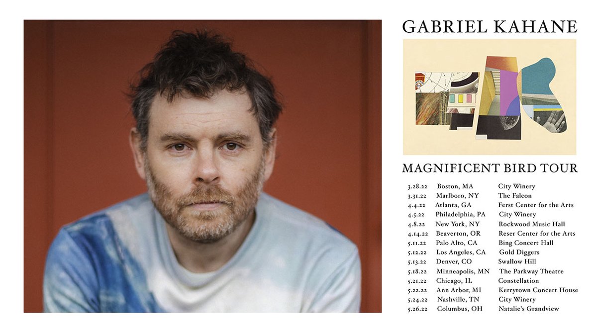 NonesuchRecords's tweet photo. .@gabrielkahane kicks off his US tour celebrating his new album, #MagnificentBird, at @CityWineryBOS tonight, with shows in Atlanta, Philadelphia, NYC, Beaverton, Stanford, LA, Denver, Minneapolis, Chicago, Ann Arbor, Nashville, Columbus, and more.
🎟️ https://t.co/YlAY7buYDl https://t.co/pkw2JUdesR