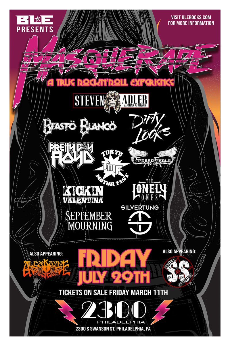 SPREAD EAGLE! July 29 in Philly!
<a href="/spreadeaglenyc/">Spread Eagle</a> <a href="/ernieball/">Ernie Ball</a>