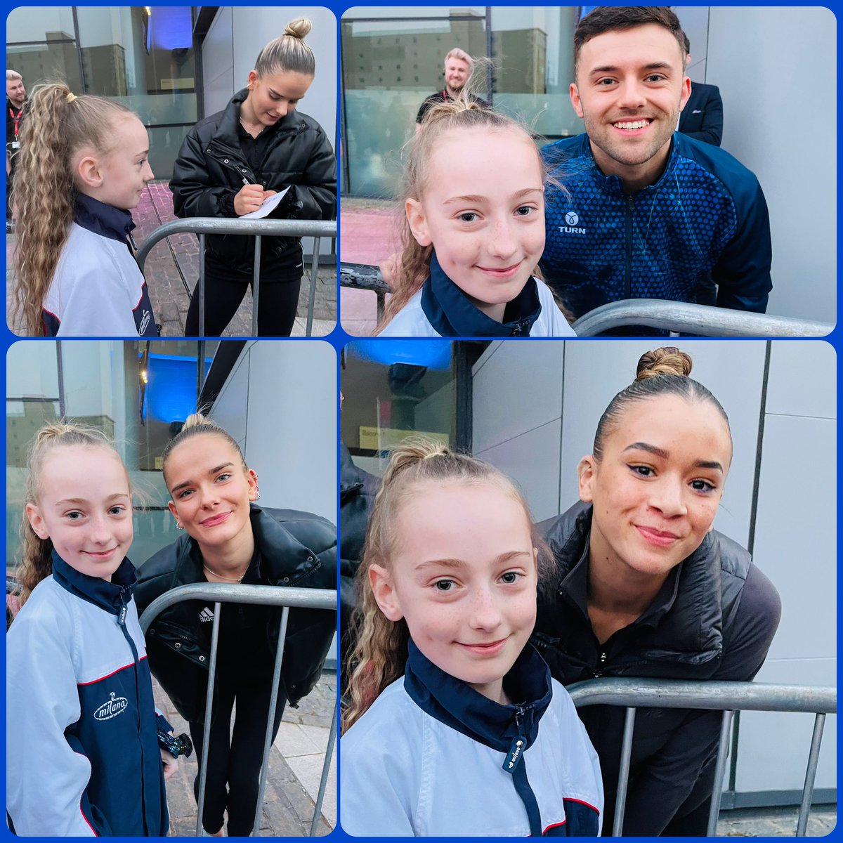 wit_laura's tweet photo. Massive Thankyou to @GymnovaUK and @VGAGymnastics for our tickets  to the British Championships Final. Well done to everyone competing it was amazing. Gracie was so excited to see her idols perform live! 🇬🇧🤸🏼❤️🤩🏴󠁧󠁢󠁷󠁬󠁳󠁿 @BritGymnastics https://t.co/UfE3sFVGN9