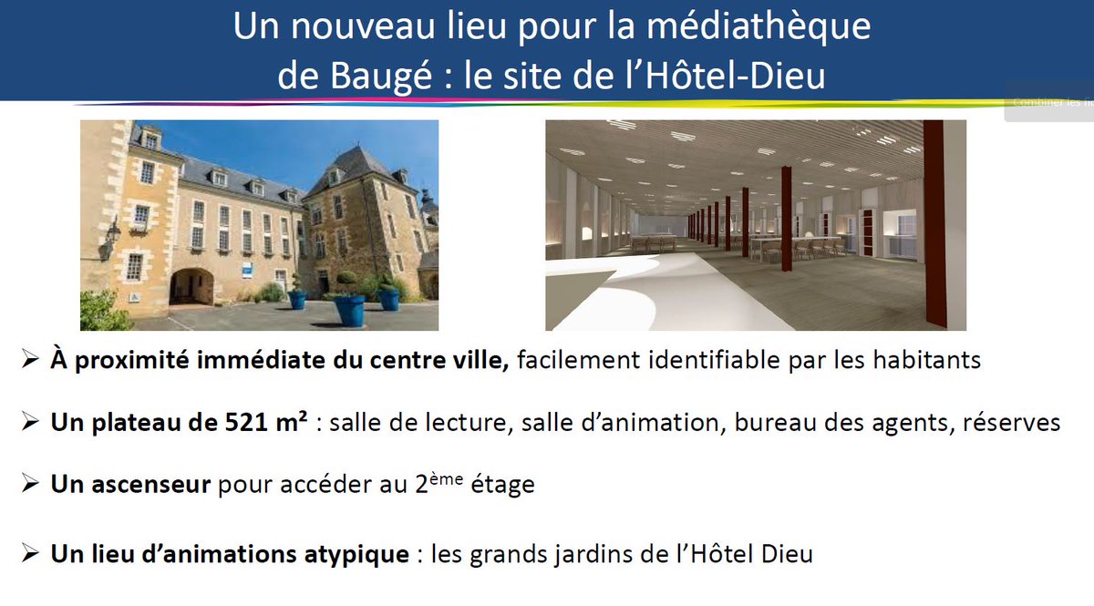 baugeenanjou's tweet photo. #CMBEA #Endirect Afin de muter la médiathèque vers l'Hôtel-Dieu, la ville valide le Projet scientifique, culturel, éducatif et social (PSCES) en lien étroit avec la #DRAC Pays de la Loire https://t.co/Ha0o8EA7vf