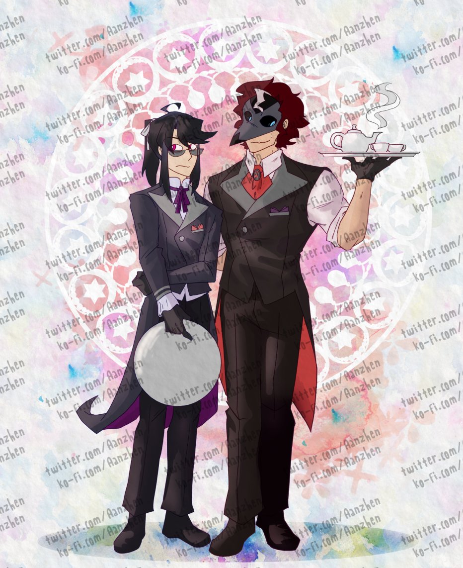 Aanzhen's tweet photo. Why did I not put this here before? Have some Butler Husbands from like November.

|| @SplinterCityOCT ⚙️ #SplinterCityOCT || https://t.co/JACxlIx9e3