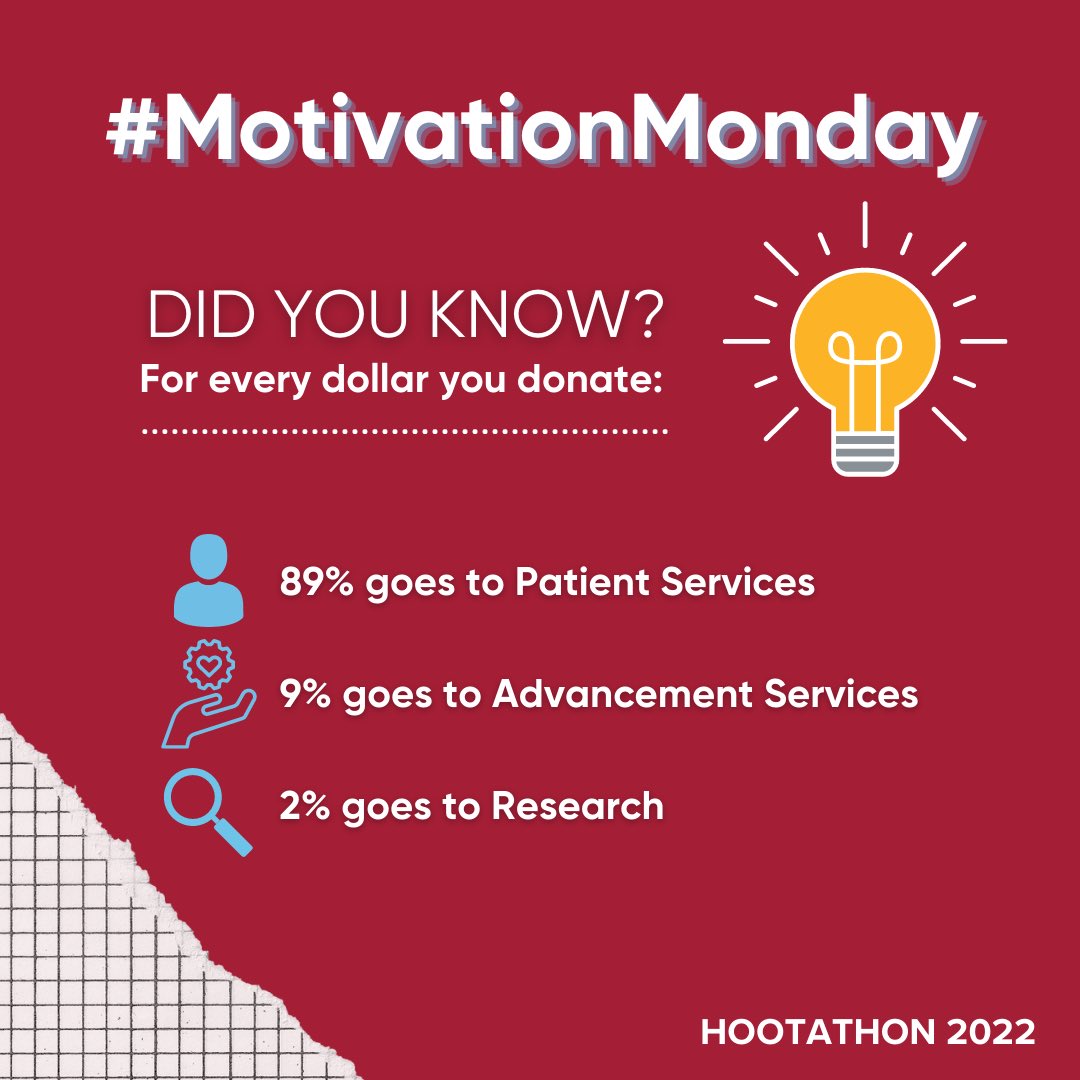 5️⃣ DAYS!!! 

With just 5 days left, we wanted to give you some Monday Motivation as you get through your final few days of fundraising! If you're interested in joining us on Saturday, April 2nd from 12pm to 8pm, sign up using the link in our bio‼️🦉