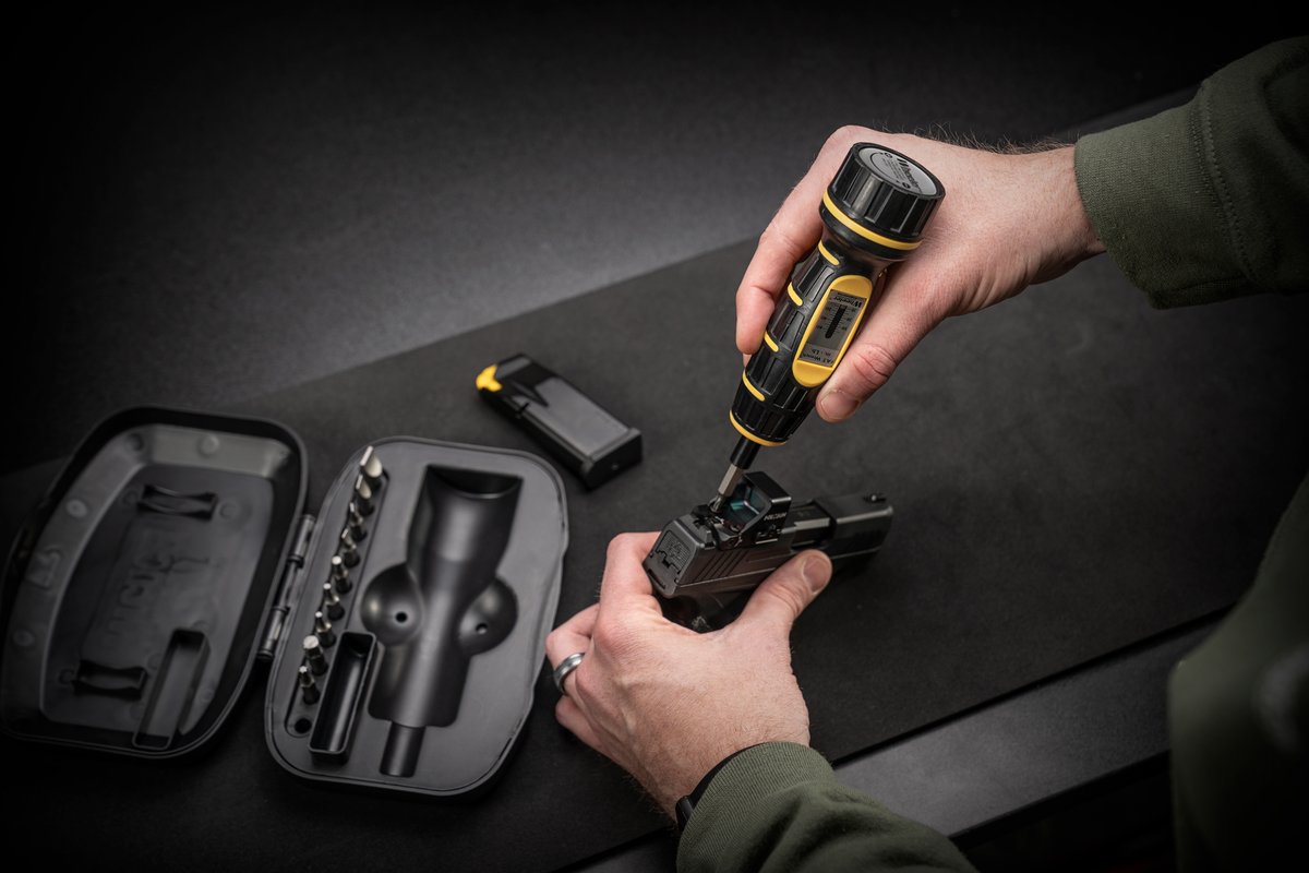 TaurusUSA's tweet image. New to #ShopTaurus, Wheeler’s F.A.T. Torque Wrench 10 bit set allows you to apply repeatable, accurate torque settings to scope rings, guard screws and any other screws.  

Learn more --&amp;gt; bit.ly/3Dilb8C