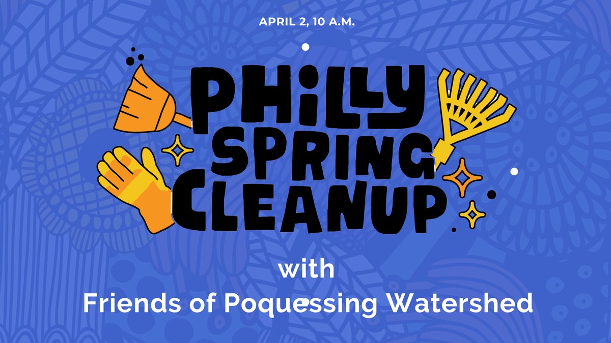 PoquessingCreek's tweet photo. Our Apr cleanup is a part of the city-wide #PhillySpringCleanup day. Join us at Waldemire &amp; Chalfont Drs, zip 19154, 10am to 1pm, Apr 2nd, Saturday. https://t.co/7Dxl49FuGd