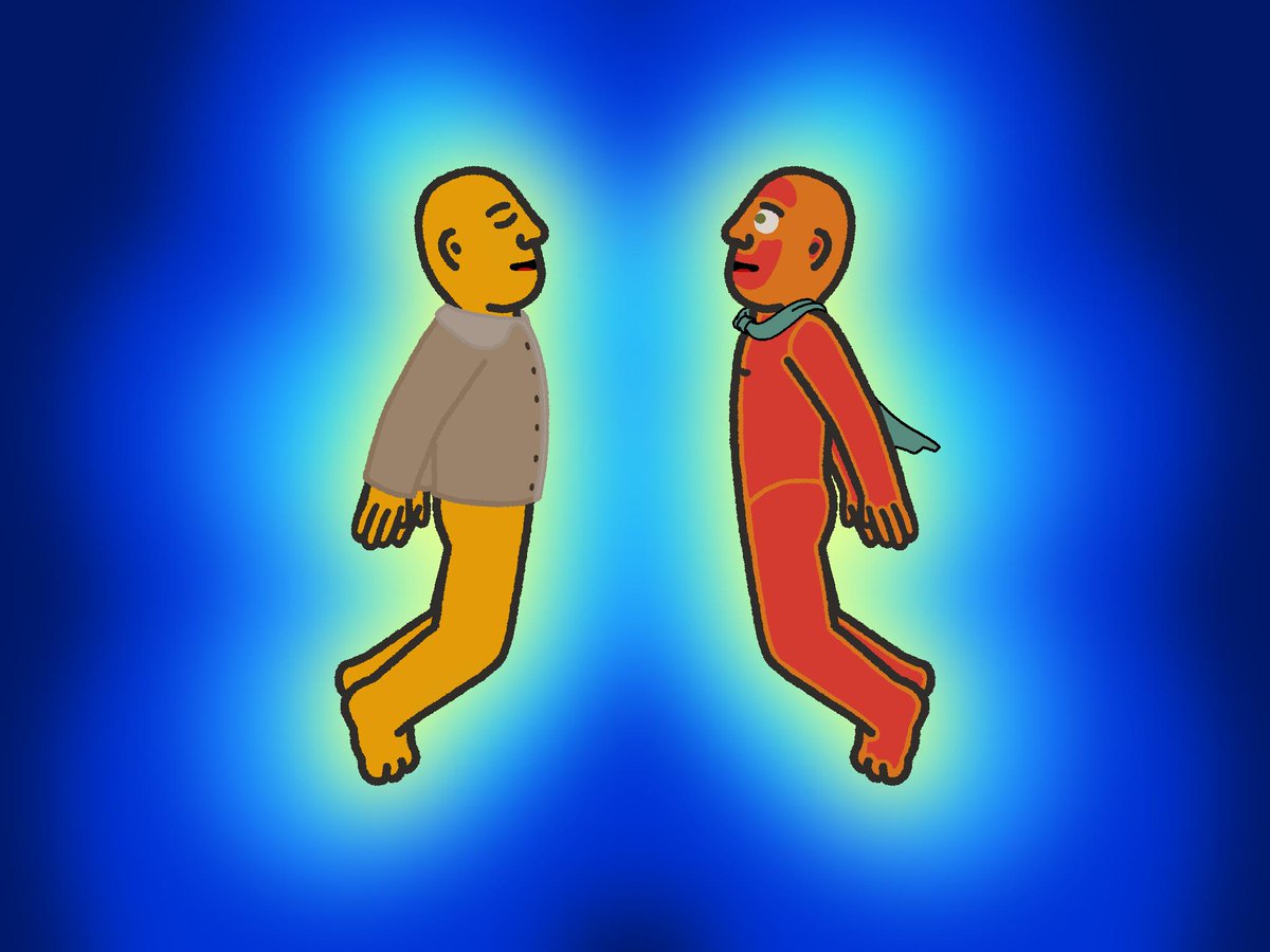 Had to log back in so that my Creature could travel. And oh man Danny has made a beautiful thing. Look at this moment of euphoria between two <a href="/creatureNFT/">MOVED TO @CREATUREWORLD</a> as we share souls