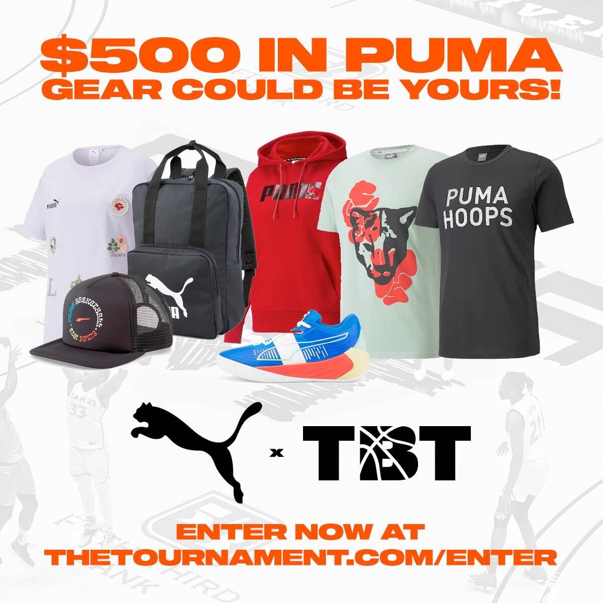 🚨 PUMA GEAR GIVEAWAY 🚨 We’re giving TBT insiders an exclusive $500 @PUMA VIP shopping spree. ENTER HERE: thetournament.com/enter