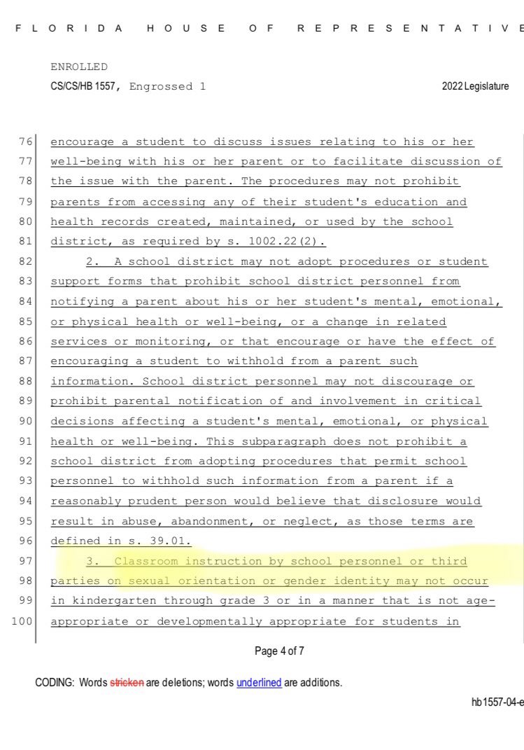 The right: YoU dIdNt ReAd ThE biLl iT hAs NoThInG tO dO wItH sAyInG gAy 🤡

The bill: