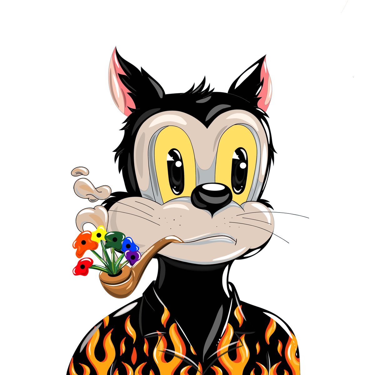 JazielPugh's tweet photo. Hey @DegenToonz This is my submission for the #DegenToonz  contest! The Creative Director #TOONZARTCOMP #toonz https://t.co/bwoQX1QMgg