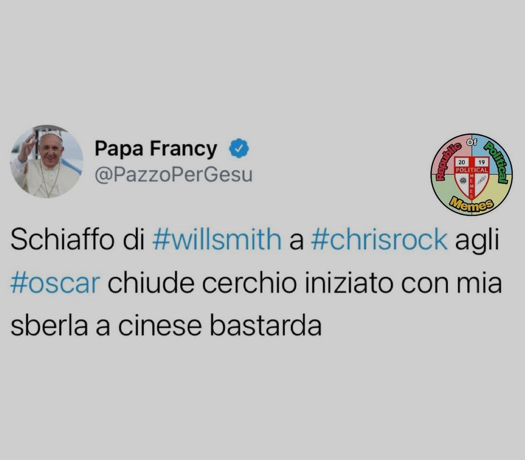 RepublicMemes's tweet photo. Will Smith personaggio giocabile sul prossimo Tekken
~dave

#WillSmithAssault #Oscar2022 #Oscars #ChrisRock #PapaFrancesco https://t.co/SUbyavwZdV