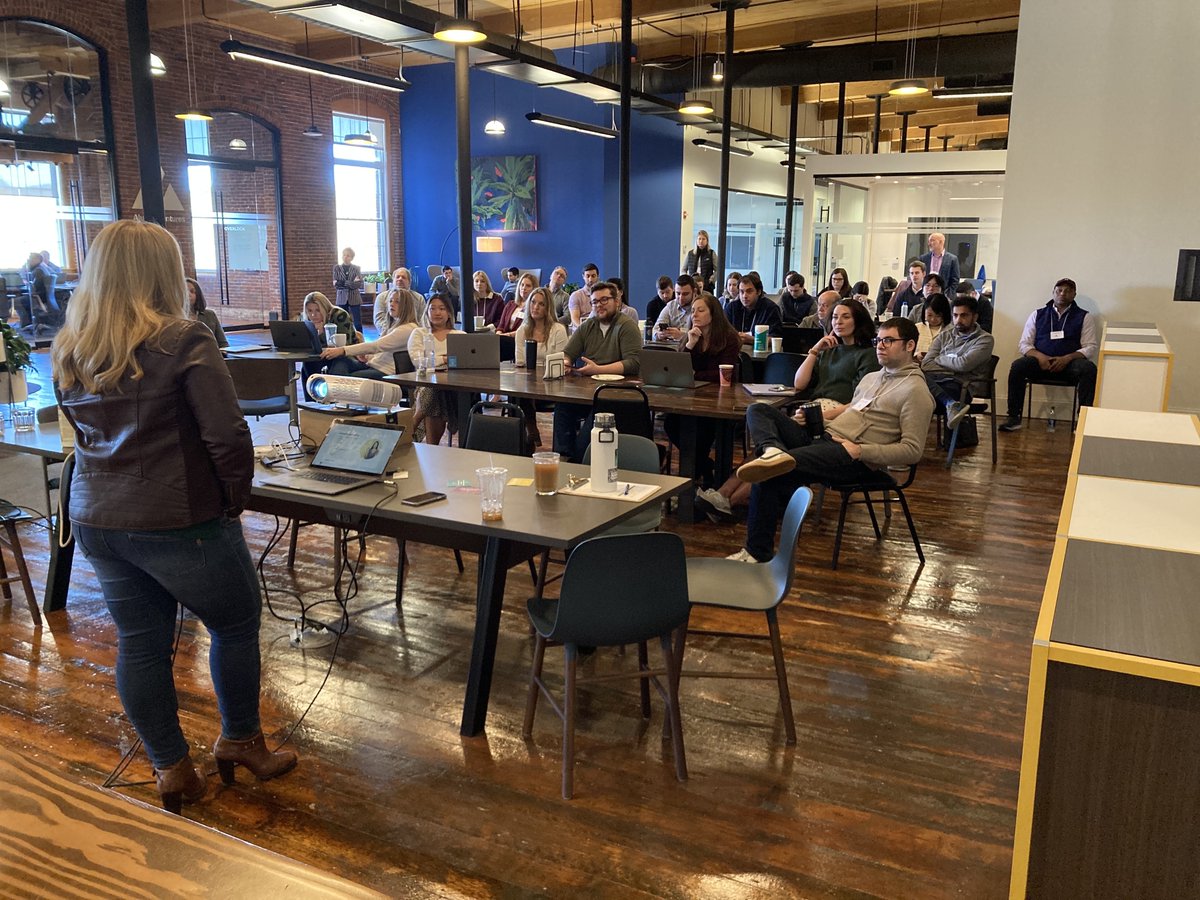 alumniventures's tweet photo. AV NEWS. This past week, employees from all over the country came together at our headquarters in Manchester, NH for an internal company summit. It was great to see so many new faces and be together as one AV team in the same place. #NetworkPoweredVC #LifeAtAV https://t.co/7DZIw4HCg4
