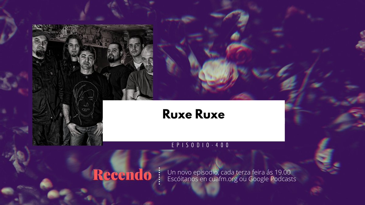 RecendoACAB's tweet photo. E no noso episodio 400 (😱): @ruxeruxe!

🕖 Martes 29 ás 19.00 CET en @CuacFM @ACBoveda 
📻 Escoita en https://t.co/5IHcGKWLMr
🎯 O podcast (5 min. despois) en: https://t.co/LET6C6FpzW https://t.co/J5PuzsNiGF
