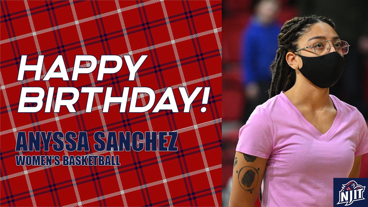 NJITWBB's tweet photo. Happy Belated Birthday Coach @AnyssaSanchez10 ‼️

We hope you enjoyed your birthday weekend 🥳

🎂🍰🧁 https://t.co/su3siPglnz