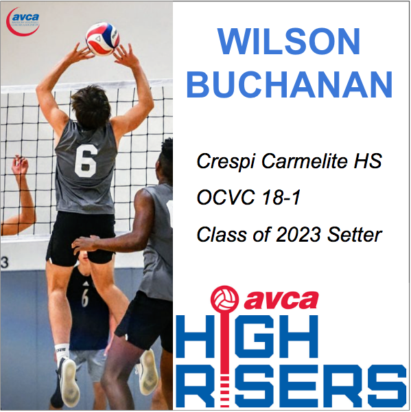 CrespiVBall's tweet photo. Congratulations to Wilson Buchanan '23 on being named to the AVCA High Risers list! #CeltPride @AVCAvolleyball https://t.co/pz0eTyTh2B