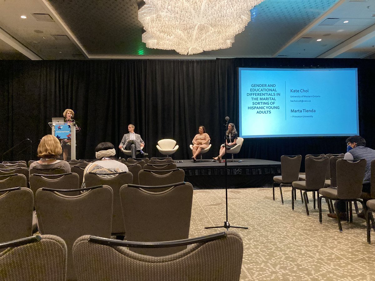 ccdew_itt's tweet photo. Marta Tienda shares some work during this afternoon’s super session #2021APPAM @APPAM_DC https://t.co/Rj4D9zLXqD