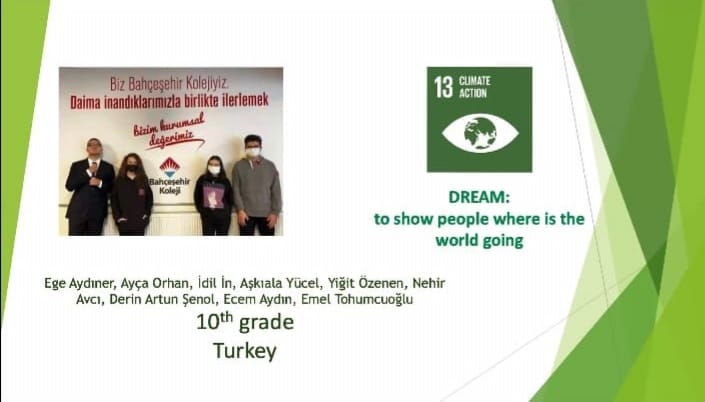 BKDalaman's tweet photo. ULUSLARASI KISA FİLM YARIŞMASINDA DÜNYA BİRİNCİLİĞİ
13. kategori olan “iklim değişikliği” konusunda 2021 yılı fark yaratanlar kategorisinde Dünya birinciliği elde ettik.

Öğrencilerimizi ve emeği geçen öğretmenlerimizi kutluyoruz.
#BahçeşehirKoleji
#BahçeşehirDalaman
#TeensDream https://t.co/2L6FPb5lgN