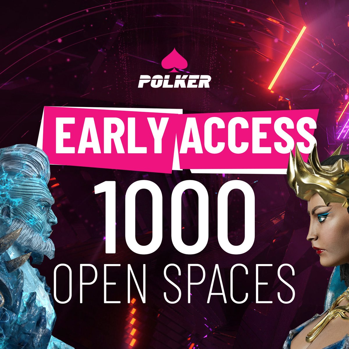 polker_PKR's tweet photo. ♣️♥️♠️♦️ #POLKERCREW ♦️♠️♥️♣️

⭐️⭐️Early Access Launch stage one is #TODAY! ⭐️⭐️ 

This means we are in the next phase of our #launch and we have 1000 Open Spaces!!

If you have a Windows computer (with decent #specs), we guarantee you a spot in the game's Early Release! https://t.co/2ra8bLnkKd