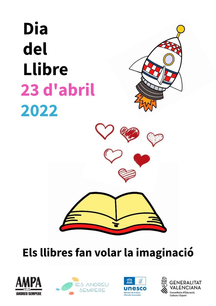 AmpaAndreu's tweet photo. Ja sabem que venen festes i tenim tot(e)s un run-run de que ja tocava i tot això, però també s'acosta un dia molt especial, sobretot per als qui estem aprenent. Compreu-compartiu-llogueu-llegiu llibres!! I sobretot llegim davant dels/les nostres fill(e)s ❤️📗📘📙 https://t.co/Zpgc4MKqEF