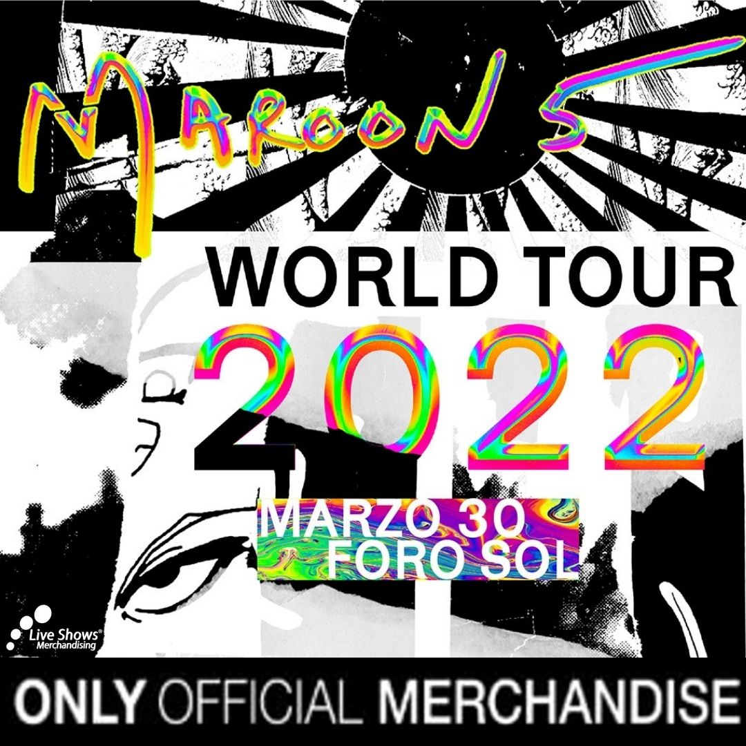 liveshowsmerch's tweet photo. 🤟 La banda @maroon5  liderada por Adam Levine, regresa a nuestro país con nueva gira 2022. 
Por supuesto que @liveshowsmerch estará presente para llevarte la merch oficial.
#onlyoficialmerchandising #maroon5 #forosolmexico #merchoficial #conciertos2022 #cdmx https://t.co/wtRe6En1IP
