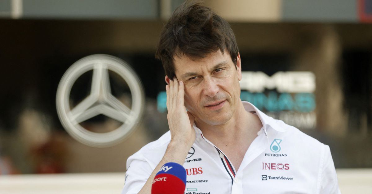 Reuters's tweet photo. Mercedes' situation is no fun at all, says Wolff https://t.co/5HHJr50J6U https://t.co/uSk6K0kQyK