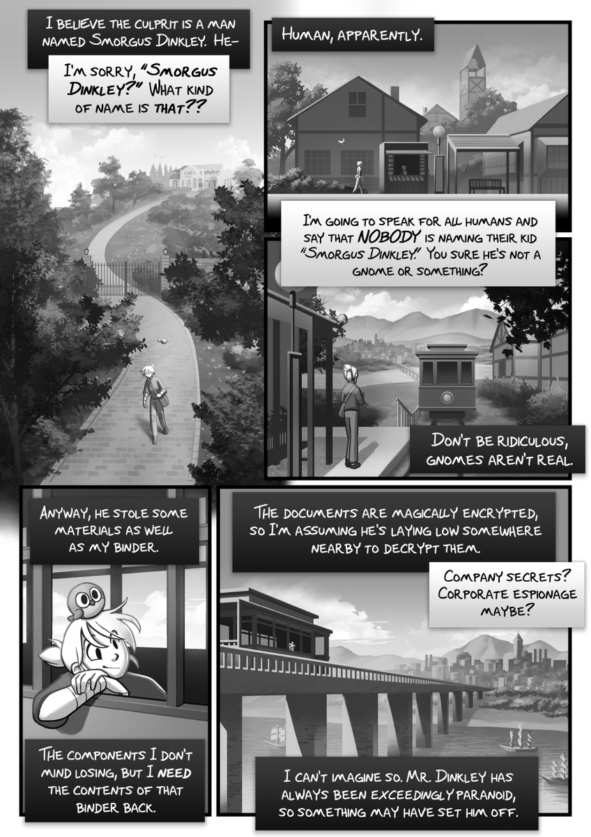 Webcomic artists, show me the first page, most recent page, and the page you're proudest of in your series! 