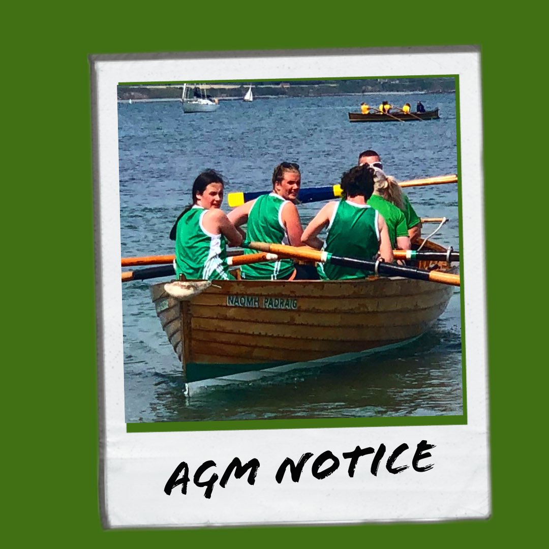 St.Patricks RC (@stpatricksrc_ie) on Twitter photo AGM notice: Monday 11th April at 6pm. Looking forward to seeing everyone back for full season of rowing. #clubagm #agm #annualgeneralmeeting  #rowingclub AGM notice: Monday 11th April at 6pm. Looking forward to seeing everyone back for full season of rowing. #clubagm #agm #annualgeneralmeeting  #rowingclub