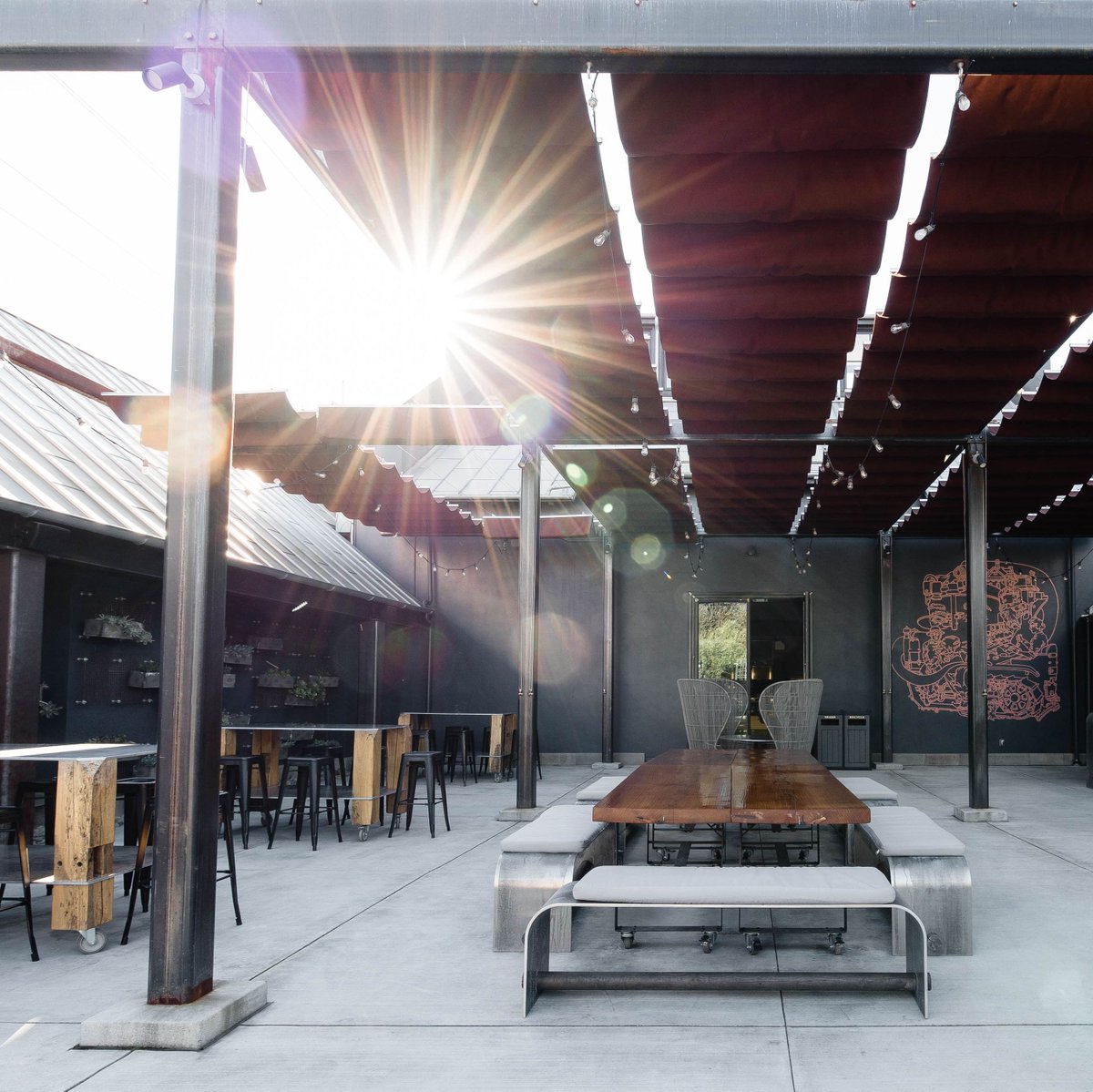 Is there anything better than enjoying a flight of your favorite wines in the sunshine? You'll need to come visit to find out.