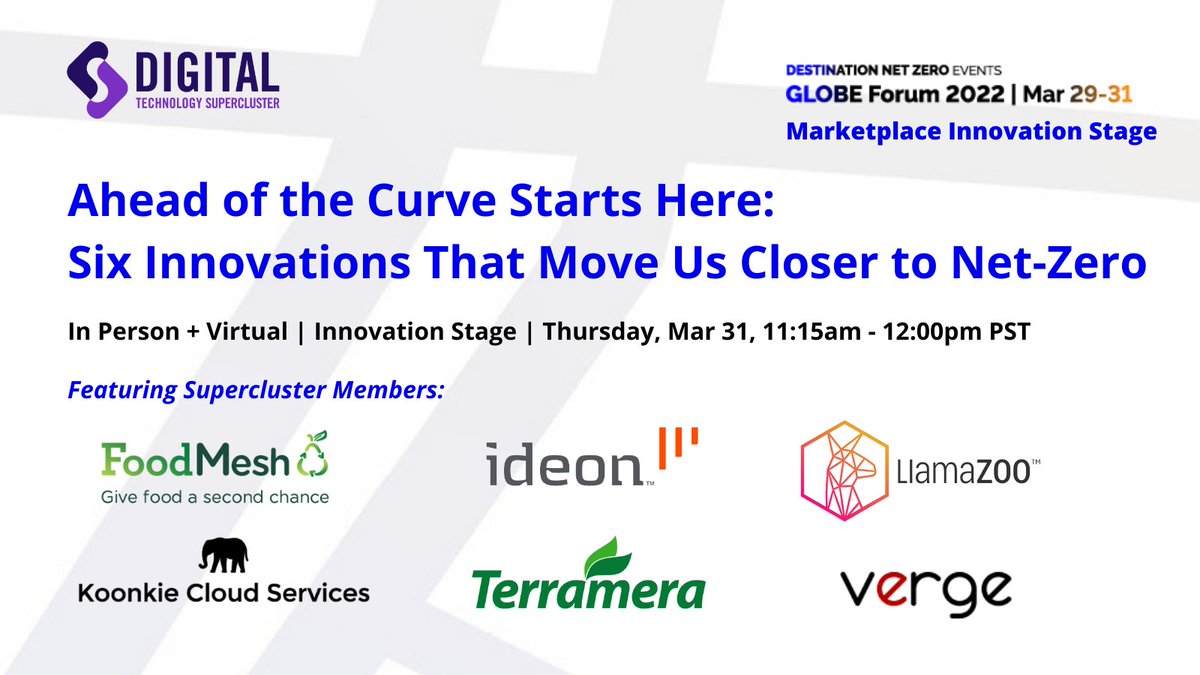 As the lead on the Emergency Food Distribution Network project, <a href="/meshexchange/">FoodMesh</a> is finding innovative ways to reduce food waste in 🇨🇦. Visit FoodMesh on the Marketplace Innovation Stage at #GLOBEforum to learn how they're working towards #NetZero. Register: ow.ly/iYCK50IukVN