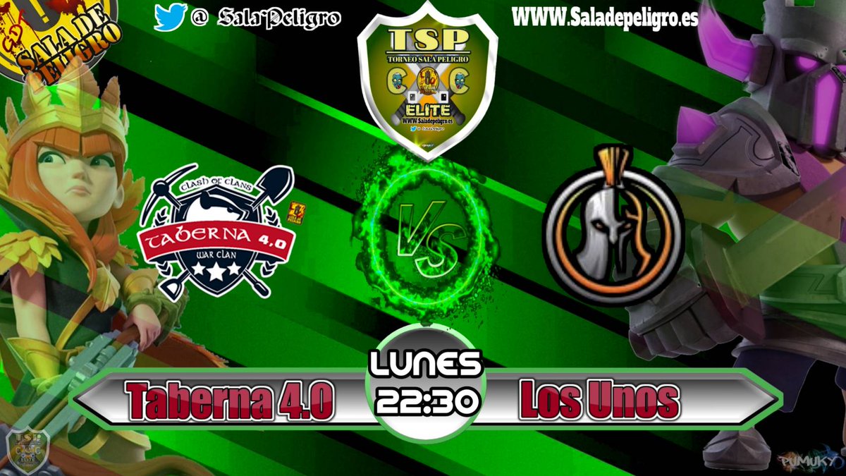 SalaPeligro's tweet photo. Vamos a por el lunes!!!
Estos son los enfrentamientos de hoy:
⚔️ Dramaticas locas vs Los Isbutianos
⚔️ Taberna vs Los Unos
@ClashofClansESC
#saladepeligro #torneococ https://t.co/pE5V4LnHyQ