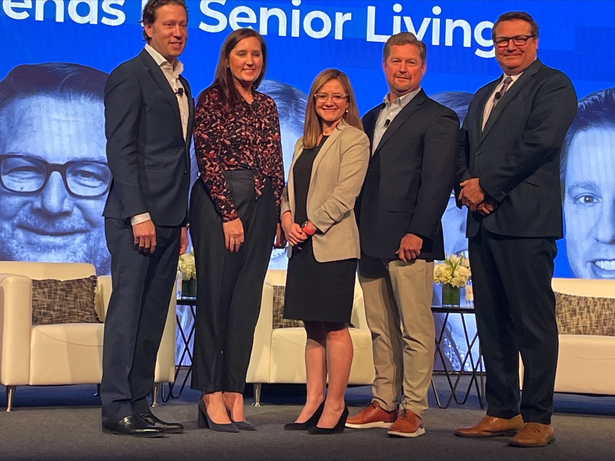 BOKFinancial's tweet photo. Great conference with our team at @Natl_Inv_Ctr in Dallas last week. Lots of conversations on financing, as well as industry staffing and labor needs. Our own Jessica Johnson was one of the main stage speakers on debt and equity trends in senior living. #LifeatBOKF #NICSpring22 https://t.co/Ai8TvDZ8Ou