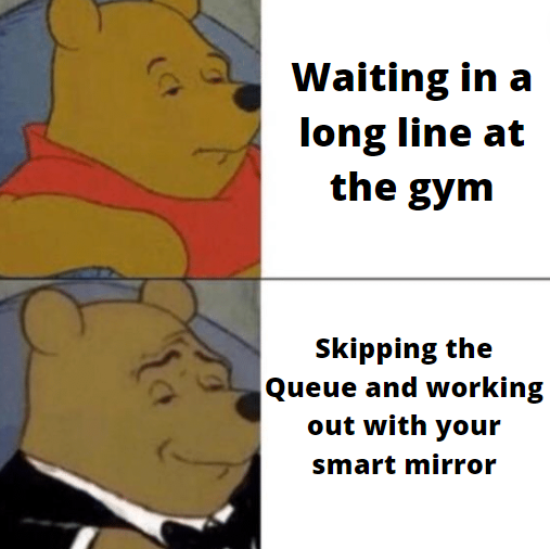 MirrorsSmart's tweet photo. When the line at the gym is too long #sport #fitness #funny https://t.co/DQajib8N9X