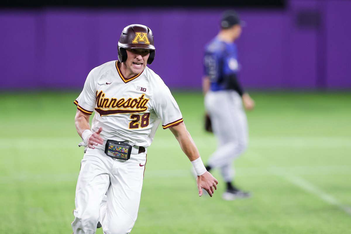 GopherBaseball's tweet photo. Jack Kelly's @B1Gbaseball ranks:

SLG%: .784 (1st)
Triples: 3 (1st)
Avg.: .405 (3rd)
OB%: .477 (7th)
RBI: 25 (7th)

Kelly is ʀᴀᴋɪɴɢ in his senior year 😈 https://t.co/bL80LpSvbL