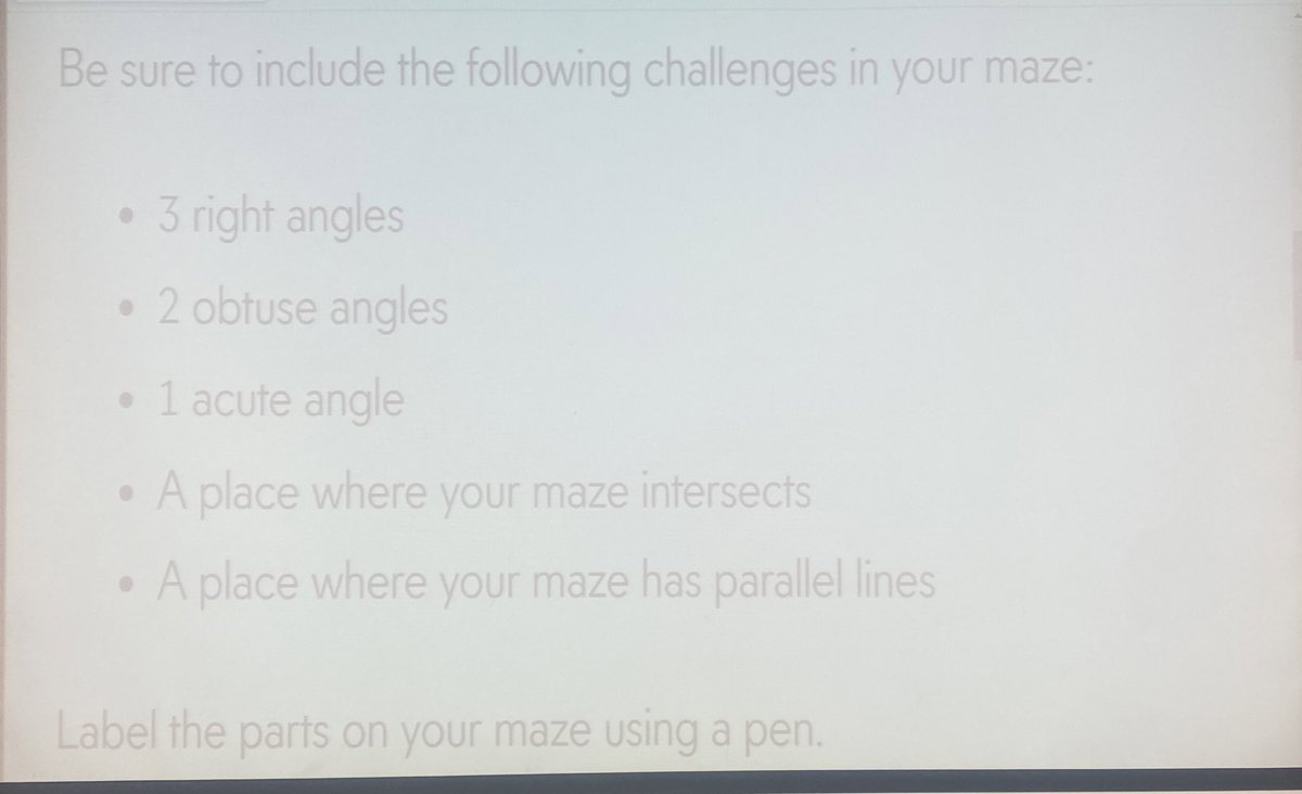 amoore114's tweet photo. 4th grade using their knowledge of angles to design and code a geometry maze for @Sphero! @armstrongacad #gsdedtech https://t.co/nctM6E7dTA