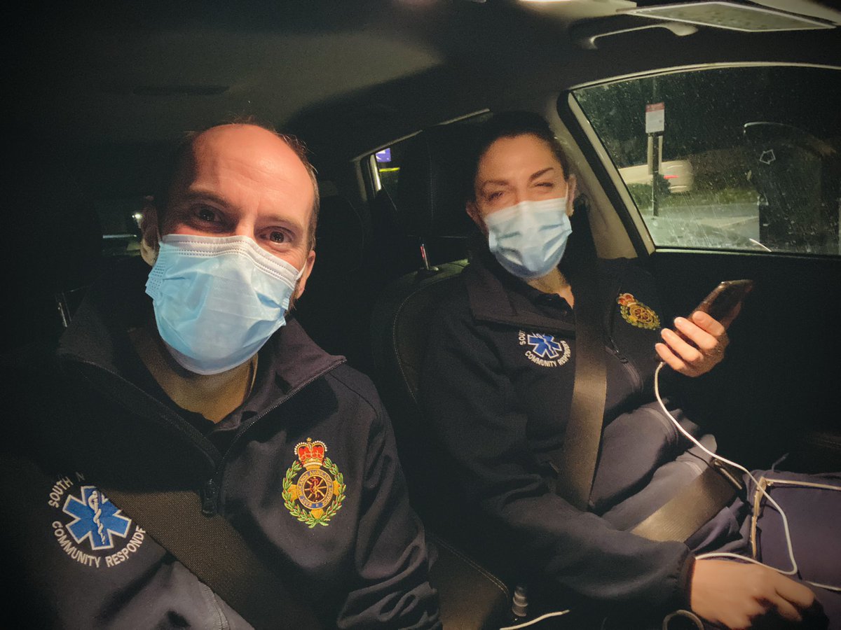 Standing by for the next allocation with <a href="/cfrpaula/">CFRpaula 🤪 👩‍👧🚑 ✡️ 🍾🎓</a>.  2 Category 1 jobs so far for <a href="/EMASNHSTrust/">East Midlands Ambulance Service NHS Trust</a> &amp; <a href="/SNCResponders/">South Northants Community Responders</a>. We have 4 trackable resources out tonight in and around Northampton with 2 marked cars and two on <a href="/TerrafixLimited/">Terrafix Limited</a> Devices #volunteering #OneTeam #CFR #SNCR