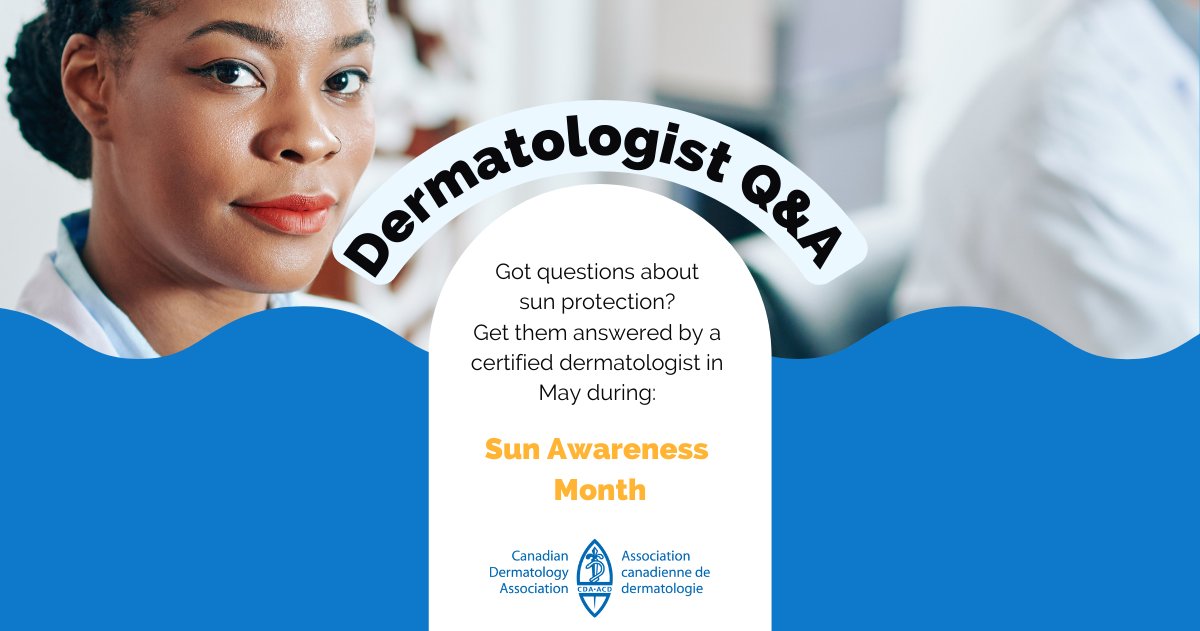During National Sun Awareness Month this May, we’re giving you the chance to have a certified #dermatologist answer your questions on #SunSafety. Submit your “burning questions” here: bit.ly/3wKz3ax  and keep your eye out for the Q&amp;A video releases.
