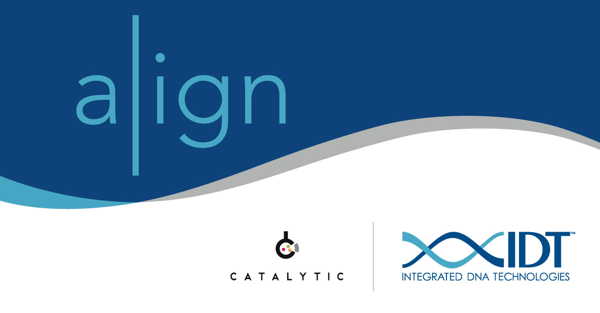 IDT is proud to welcome Catalytic Data Science to our Align Program. The new partnership boosts our lineup of preferred service providers working collectively to advance genomics research. bit.ly/3IGRRK5