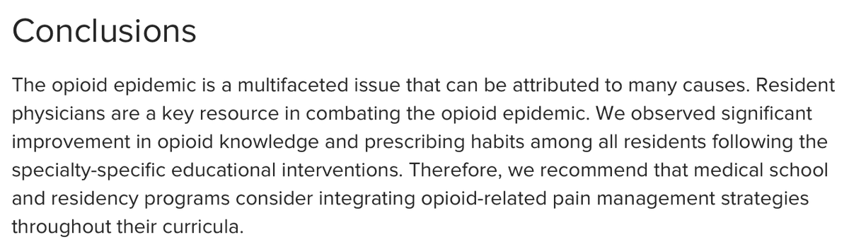 Ali S. Raja, MD (@aliraja_md) on Twitter photo Impact of an Educational Intervention on the #OpioidKnowledge and #OpioidPrescribing Behaviors of Resident Physicians
<a href="/PanktiAcharya3/">Pankti P. Acharya, MPH</a> et al. <a href="/RowanUniversity/">Rowan University</a> School of Osteopathic Medicine
ow.ly/UgT550Iuf7P
<a href="/CureusInc/">Cureus</a>
#OpioidEpidemic Impact of an Educational Intervention on the #OpioidKnowledge and #OpioidPrescribing Behaviors of Resident Physicians
<a href="/PanktiAcharya3/">Pankti P. Acharya, MPH</a> et al. <a href="/RowanUniversity/">Rowan University</a> School of Osteopathic Medicine
ow.ly/UgT550Iuf7P
<a href="/CureusInc/">Cureus</a>
#OpioidEpidemic