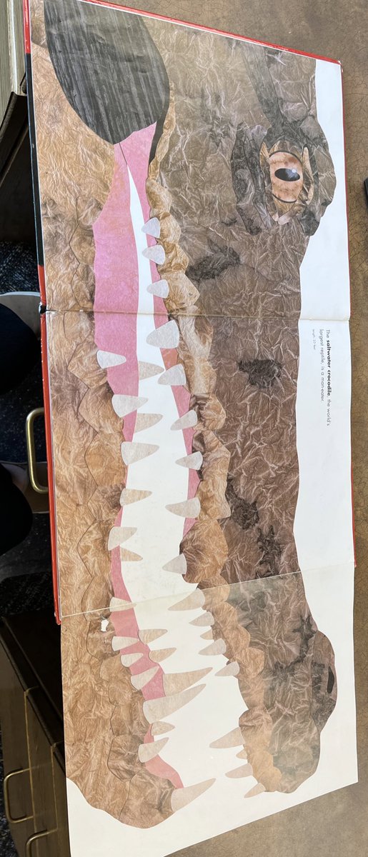 lexieolinger's tweet photo. @kevinsmithsd I happened upon this book at a second hand store but it has pictures of exotic animals in actual size plus their measurements in length and weight! Could be used for converting/comparing customary units! https://t.co/QuADXOG7cf